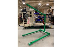 The two companies came together to custom design and manufacture a new knock-down style engine hoist that will meet the needs of rental customers.