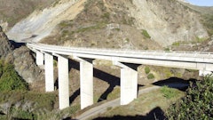 Foam Repairs Concrete Foundation Of The Limekiln Creek Bridge