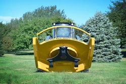 This attachment has a continuous cut capacity of 4 in., a flow range of 16-46 gpm and is intended for 10+ hours of weekly use (500+ hours annually).