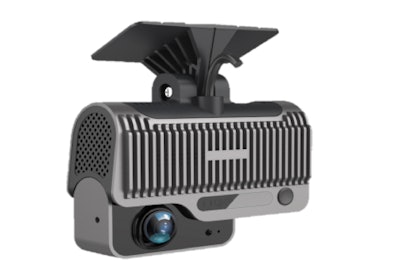 The HCSS ADPlus Fleet Dashcam is a plug-n-play dash camera with a built-in Al processor to detect driving events like forward collision and improper driver behavior, such as using mobile phone usage and distracted driving.