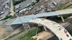 A photo taken from a helicopter by Editor Brandon Noel, riding courtesy of All-Out Parking Lots.