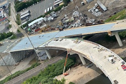 A photo taken from a helicopter by Editor Brandon Noel, riding courtesy of All-Out Parking Lots.