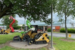 Southern Sun Landscaping rented a stump grinder from its local rental center.