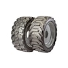 Available in both pneumatic and foam filled assemblies, rubber compound in the tires helps minimize chunking and caters to operation on gravel, mud and rubble.