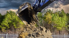 The heavy-duty excavator bucket is built with high quality T-1 steel utilized in critical or high wear components, with a rigid top section to eliminate flexing.