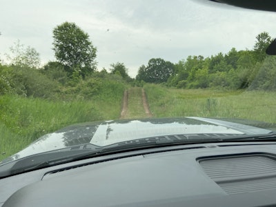Some of the off-road track I drove in the Super Duty