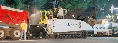 Roadtec Mtv 1105 Material Transfer Vehicle