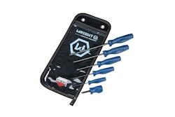 The new screwdrivers are available in a Cabinet-Tip design, Phillips head, round and square-shank styles.