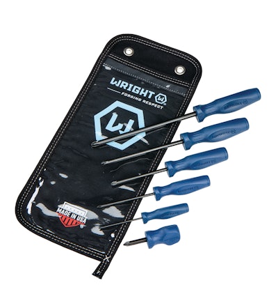 The new screwdrivers are available in a Cabinet-Tip design, Phillips head, round and square-shank styles.