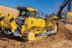 The 1050K has a 13.5-liter engine producing 350-hp and weighs 95,400 pounds.