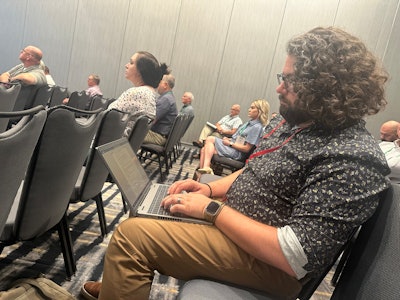 Me during the Heat Illness Prevention Session.