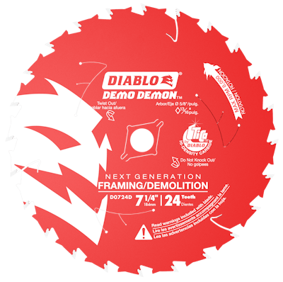The Demo Demon Next Generation Ultimate Framing Demolition Saw Blade From Diablo For Construction Pros
