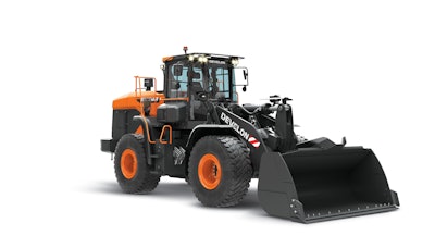 The DEVELON DL320-7 wheel loader is part of the next-generation -7 Series lineup, featuring upgrades such as increased bucket capacity, redesigned cab with first-class comfort features and fuel-saving technologies.