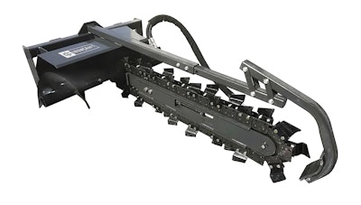 Equipped with a rock guard, two arm sizes are available for different depths.