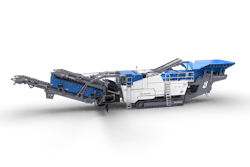 Equipped with an electric 335 hp drive, the MOBIREX MR 130i PRO serves as a primary and secondary crusher for recycling, material screening and debris handling.