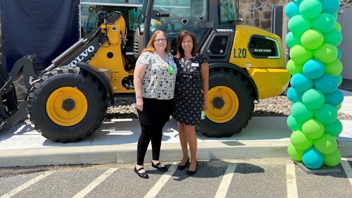 Lori Ditoro and Amy Crouse, Volvo Head PR & Exhibitions Region North America, during the Volvo event