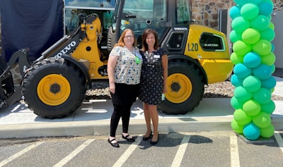 Lori Ditoro and Amy Crouse, Volvo Head PR & Exhibitions Region North America, during the Volvo event