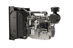 Equipped with a single, on-engine electronic control module (ECM), this generator produces up to 610 kVA at 50 Hz and is switchable to 60 Hz, delivering up to 625 kVA.