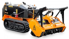 Powered by a 56-hp KOHLER KDI 1903 turbocharged engine, the RCU-55 can work on steep slopes up to 55°.