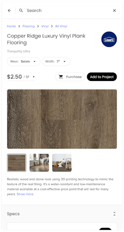1build's API will connect directly to Buildxact's Pricing Assistant allowing residential contractors to search within the platform for real-time prices.