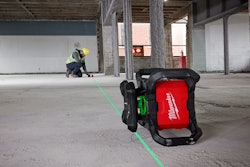 These M18 Rotary Lasers are impact protected with the ability to withstand 1.5-m drops and 2-m tripod tips.