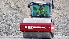 Seismic technology automatically determines the optimal frequency of the material being compacted, resulting in fewer passes.