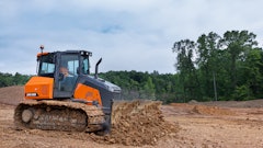The new mid-size 145.8-hp DD130 dozer is designed for construction, road construction, mining and forestry industries to do grading, leveling, site preparation and land clearing.