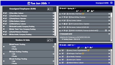 The IVO Systems applications, including ScheduleVO, use a simple magnet board, drag and drop interface.