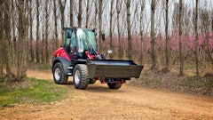 Powered by a Yanmar 4TNV86CT four-cylinder turbocharged diesel engine, the wheel loaders are designed to meet the demands of construction, landscaping and rental applications.