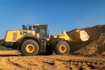Komatsu's auto-dig feature helps the machine take action and dig when it detects that the bucket is in place and the operator has not yet commanded.
