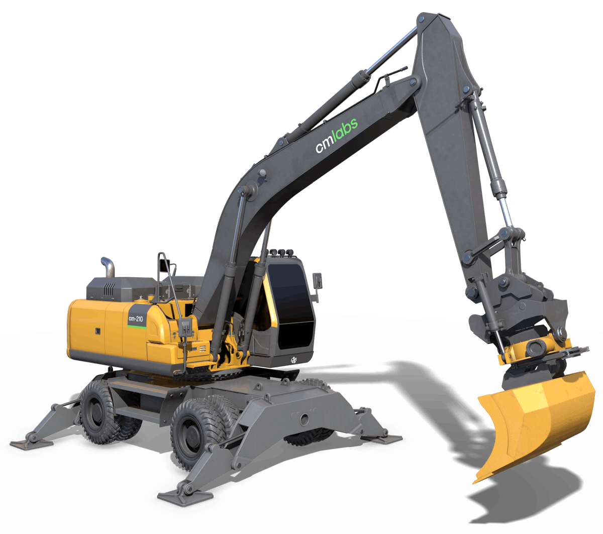 CM Labs Unveils Wheeled Excavator Simulator Training Pack From CM Labs