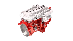 The fuel-agnostic architecture of the 15-liter, next-generation engine utilizes a common base engine with cylinder heads and fuel systems specifically tailored for hydrogen, natural gas, diesel, and biofuels including HVO.