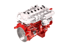The fuel-agnostic architecture of the 15-liter, next-generation engine utilizes a common base engine with cylinder heads and fuel systems specifically tailored for hydrogen, natural gas, diesel, and biofuels including HVO.