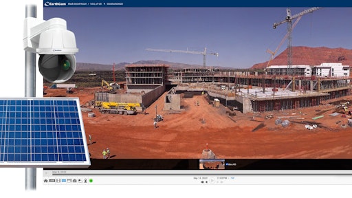 Battery technology and low power consumption make it possible to live stream, archive and create time-lapse video in a small footprint utilizing a single solar panel.