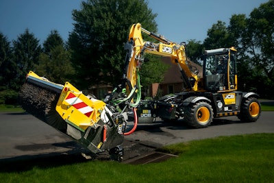 Capable of repairing a pothole in less than eight minutes, the machine is equipped with a 24-in. wide planer, two-piece boom and multiple attachments.