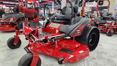 Michelin’s airless TWEEL tires eliminate downtime due to flats and unseated beads, and they help maintain a level deck without the need to adjust air pressure.