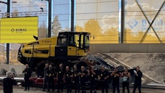 The BOMAG team at the end of the demo event