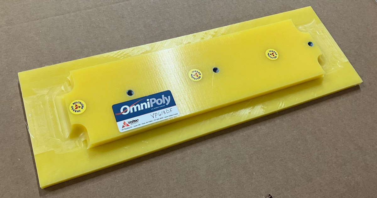 Valtec Showcases OmniPoly Dynamic Flex Poly Trowel Blade From Valtec