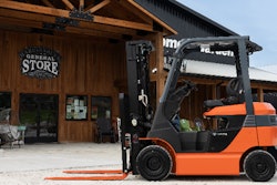 These new models feature six different lift capacities ranging from 3,000 to 7,000 lbs. and can be used in outdoor work areas.