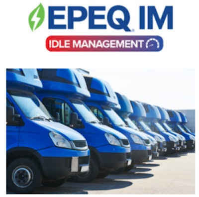 The EPEQ Idle Management system allows vehicles to be automatically turned off while still powering equipment like air compressors at the jobsite.