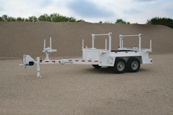 With three models designed to accommodate poles up to 31 ft., these trailers feature solid metal floors, tubular supports and a rugged channel mainframe.