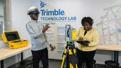 Using the Trimble XR10 HoloLens hardhat, Abiola Akanmu's research explores the potential for training and upskilling workers in mixed-reality environments to lead to safer and smarter work on construction sites.