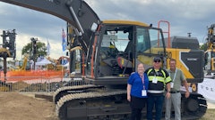 The Equipment Today team got to operate the EC230 electric excavator.
