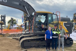 The Equipment Today team got to operate the EC230 electric excavator.
