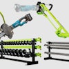 New products include a horizontal auger, a new electric battery-powered division, new GeoRipper T/A trenching attachments for the Milwaukee and Echo powerheads and a redesign of its flagship product, The GeoRipper.