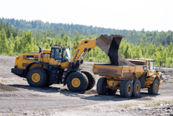 The physical dumping of materials will be handled remotely by one operator controlling multiple machines from a command center.