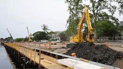 Junttan Piling Rig Key to Pile Installation On Navy Yard Project