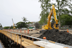 Junttan Piling Rig Key to Pile Installation On Navy Yard Project