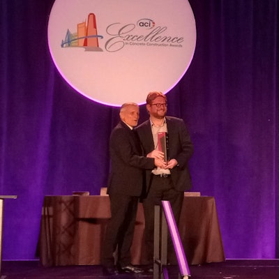 Honorable Mention, Flatwork, Bi-State Development Concrete Overlays, in St. Louis, MO, USA