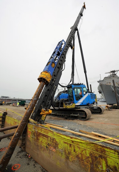 Junttan Piling Rig Key to Pile Installation On Navy Yard Project | For ...